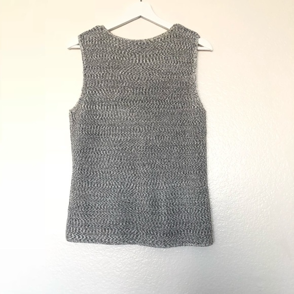 Jones New York Gray Sleeveless Top, Large - Picture 2 of 6